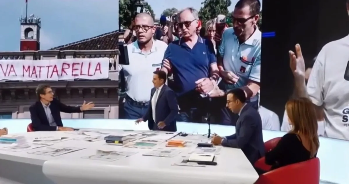 Magi derails, enrages the studio: "What we saw in Bologna" | Libero Quotidiano.it