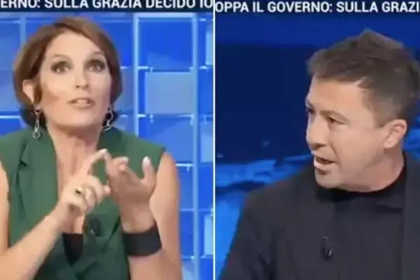 In Onda, clamorous quarrel between Marianna Aprile and Bocchino: "You looked for me!" | Libero Quotidiano.it