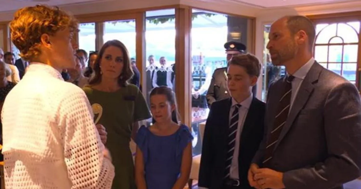 Jannik Sinner, the question surprises Kate and William: "But every day?" | Libero Quotidiano.it