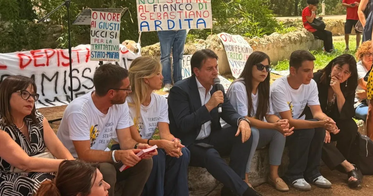 Conte, the memory of Borsellino and the affront to the right: "It is not appropriate for you to show up today" | Libero Quotidiano.it