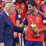 Spain-Argentina, Rodri's gesture to trick Trump: never-before-seen scene at a World Cup award ceremony | Libero Quotidiano.it