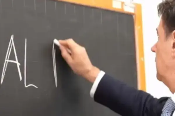 Giuseppe Conte, ignorance at school: sensational spelling mistake on the blackboard | Libero Quotidiano.it