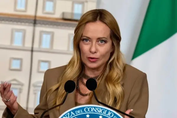 Giorgia Meloni, no UN: she chooses the FdI youth party | Libero Quotidiano.it