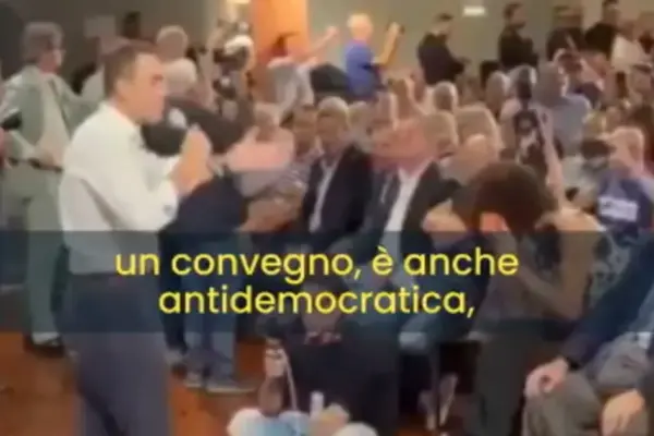 Vannacci, the protester yells at him? The general humiliates her with one word | Libero Quotidiano.it